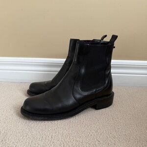 Aquatalia Black Leather Boots